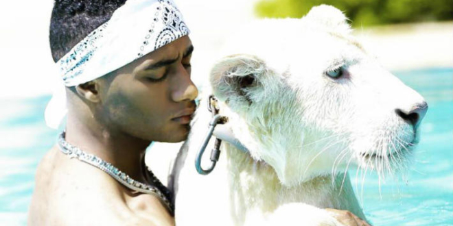 محمد رمضان يتغلب على حيوان اللايجر