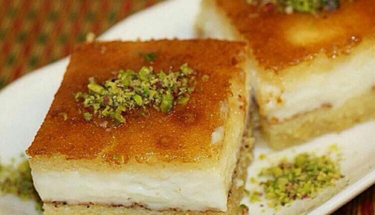 البسبوسة بالقشطة