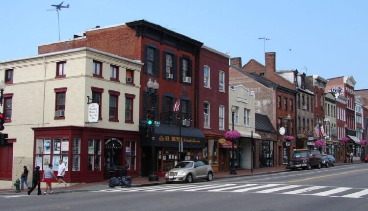 عاصمة جورج تاون واشنطن