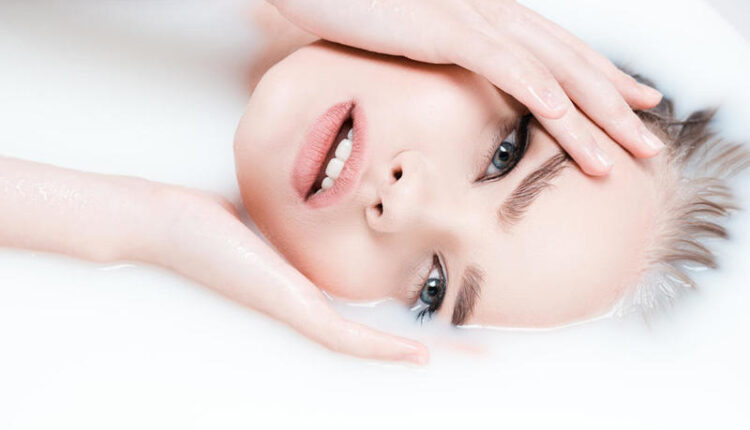 ملح الحليب للوجه