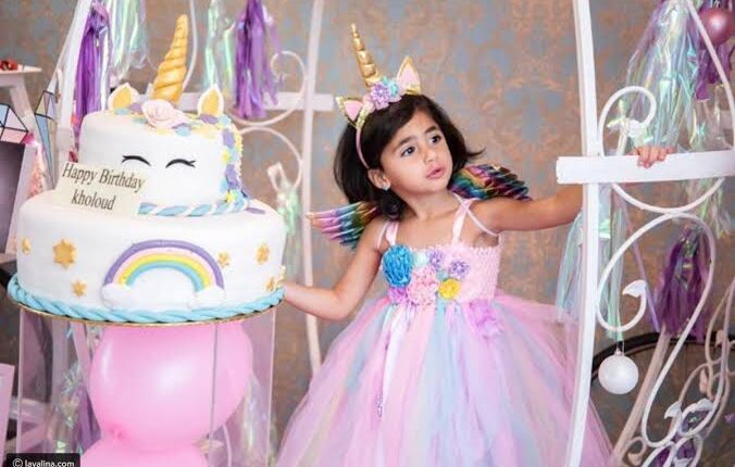 على خطى أميرات ديزني الدكتورة خلود تحتفل بعيد ميلاد أبنتها