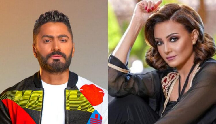 شاهد دعم الفنانة بشرى إلى تامر حسني.. وبماذا هنأته في رسالتها؟