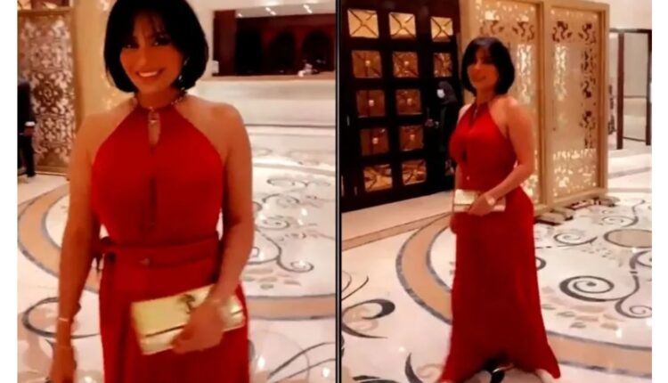 بدور البراهيم تخرج عن صمتها.. وتعلق على واقعة الفستان الأحمر الجريء