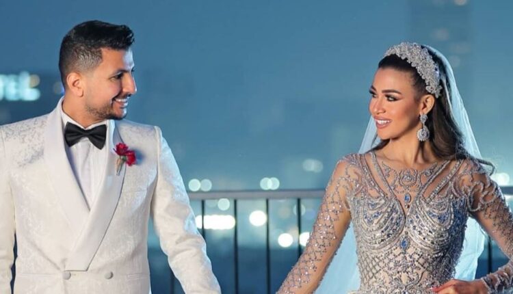 اليوتيوبر علي غزلان يشارك جمهوره حفل زفافه... فستان العروس مزين بالألماس