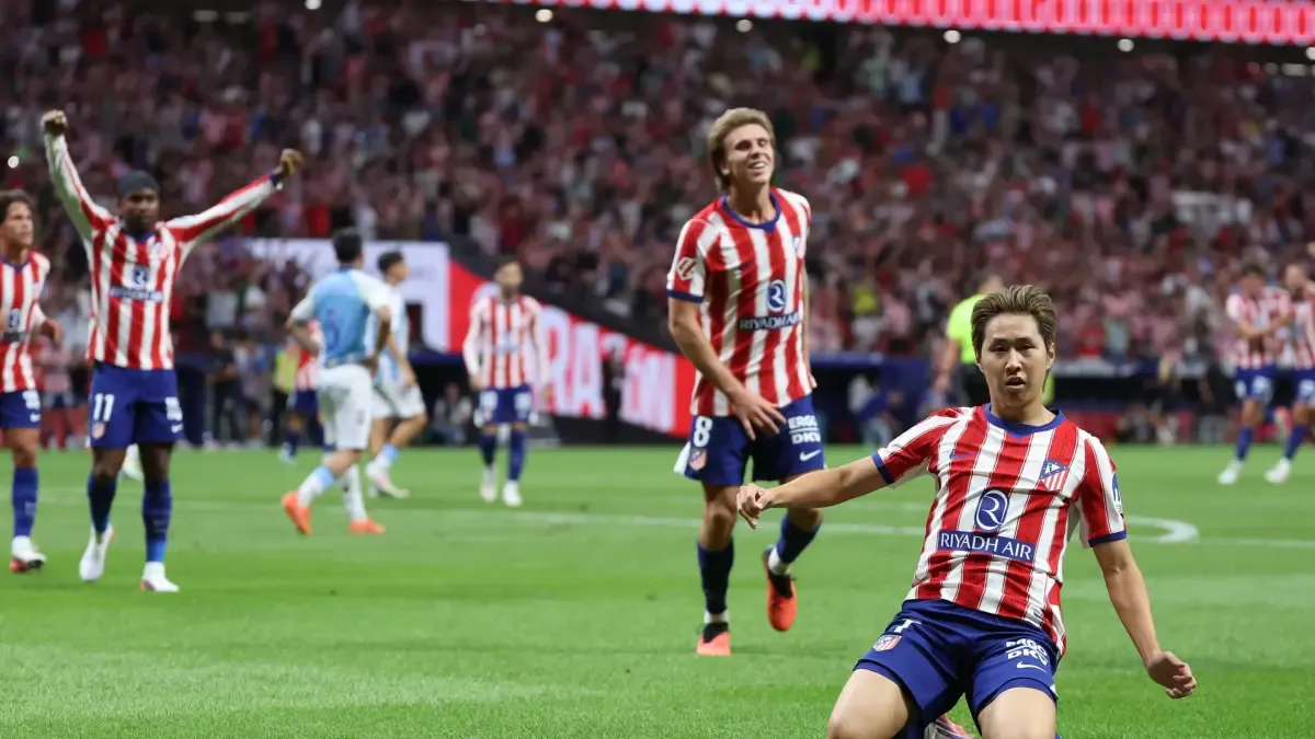 أتلتيكو مدريد يفتتح الدوري الإسباني بالفوز على ملقا بهدفي كانغ إن لي وباينا